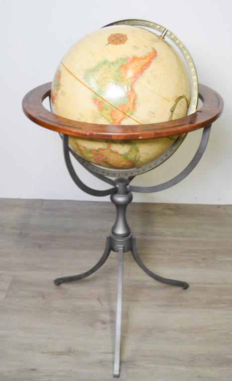 Replogle Sixteen Inch Global on Stand: Replogle 16" globe on stand. World classic series. John Corwin House Lambertville NJ