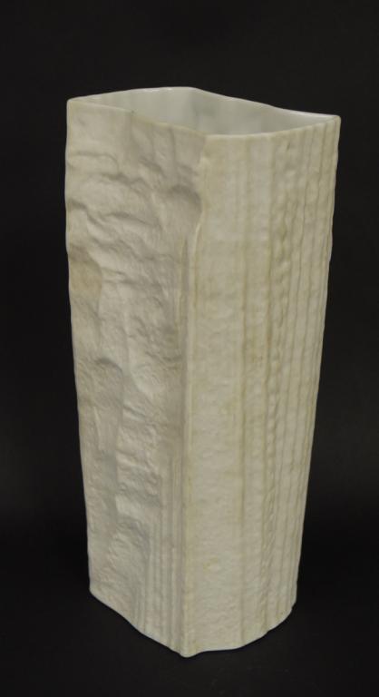 Rosenthal Studio Line Porcelain Vase: Rosenthal Studio Line vase, signed Martin Freyer 13 1/4" Tall
