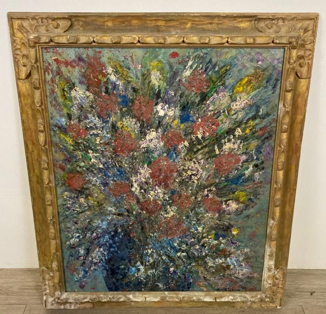 Signed Ann Mittleman Oil on Canvas (1 of 10)