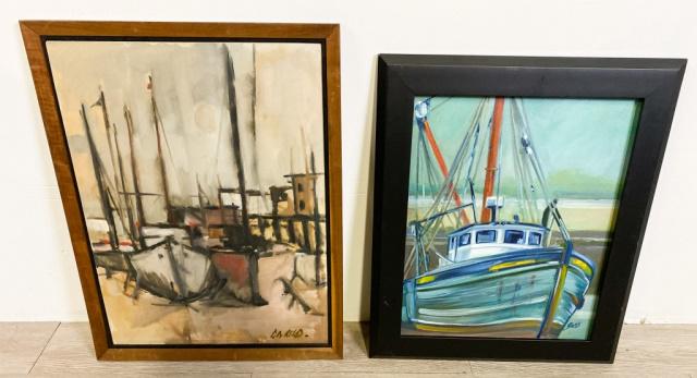 Nautical Scene Oil Paintings (1 of 9)