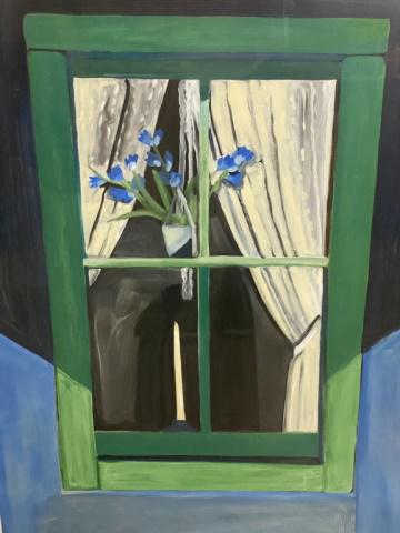 Signed Page Allen Oil on Paper (1 of 6)