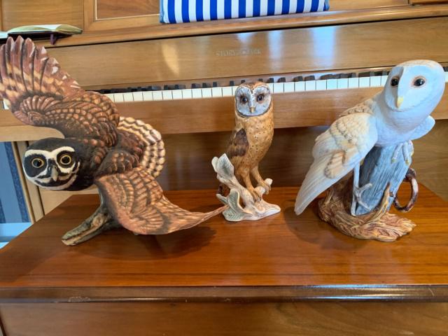 Goebel & Franklin Mint Porcelain Owls (1 of 10)