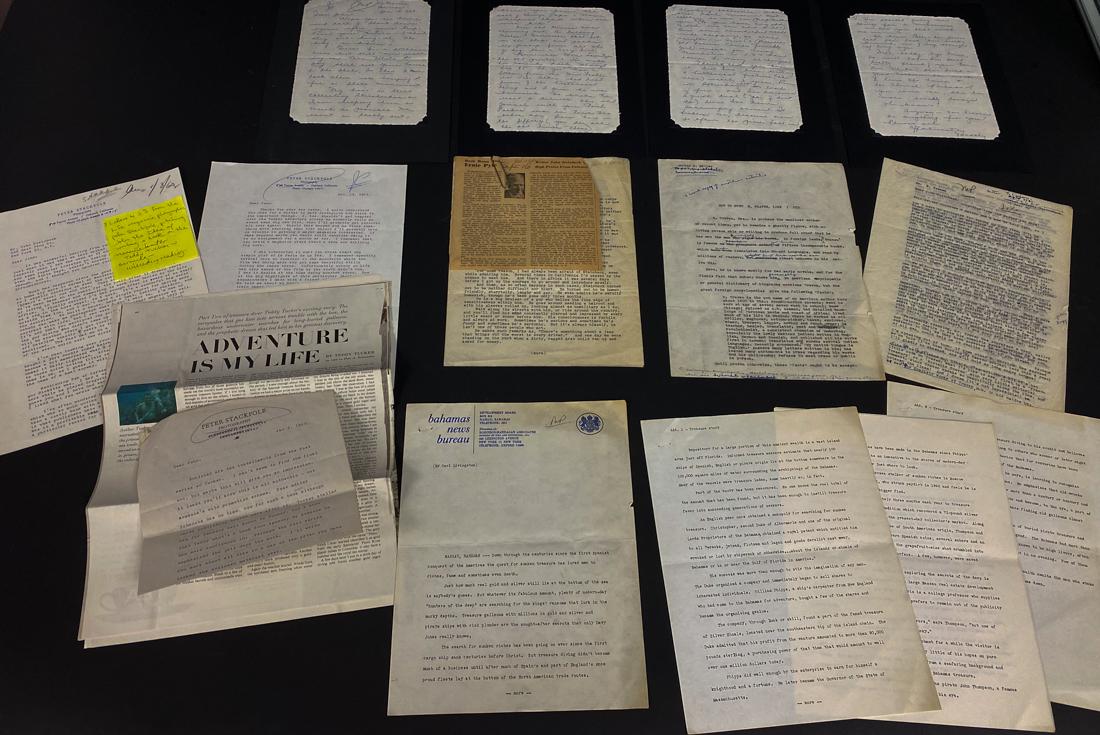 John Steinbeck Correspondence: A letter from Dorothy H. Vera. She was Steinbeck's childhood friend. Dated January 15, 1963. Discussing Salinas. Original Dispatch by Ernie Pyle commenting on his praise for Steinbeck. A newspaper cli