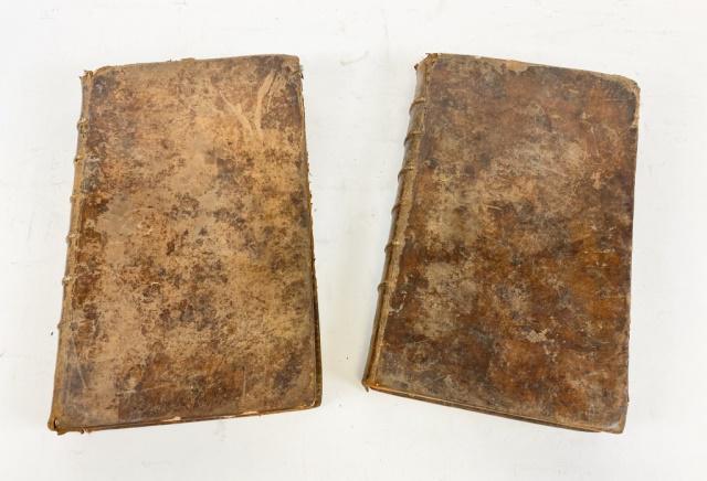 2 Volumes Les Nouvelles Fleurs des Vies des Saints: 2 volumes Les Nouvelles Fleurs des Vies des Saints et Fetes de L'Annee. Volume II Benoit Michel Mauteville, bookseller, Lyon, 1760. Wear and staining on both, vol. 1 missing title page.