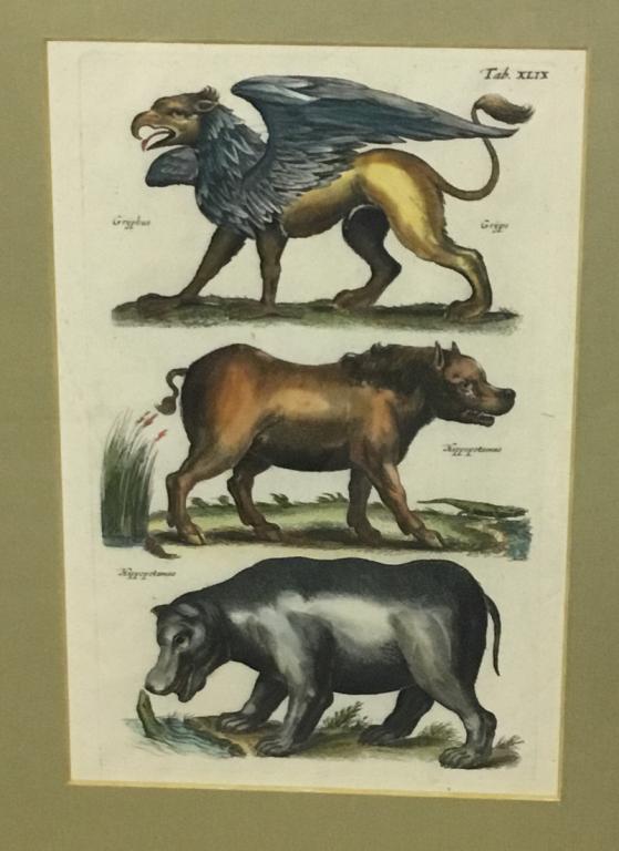 Matthaus Merian Hand Colored Engraving (1 of 4)