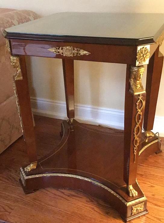Neoclassical Side Table With Gilt mounts (1 of 7)