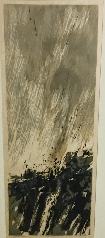 Seong Moy Trial Proof Woodcut Spring Rain (1 of 9)