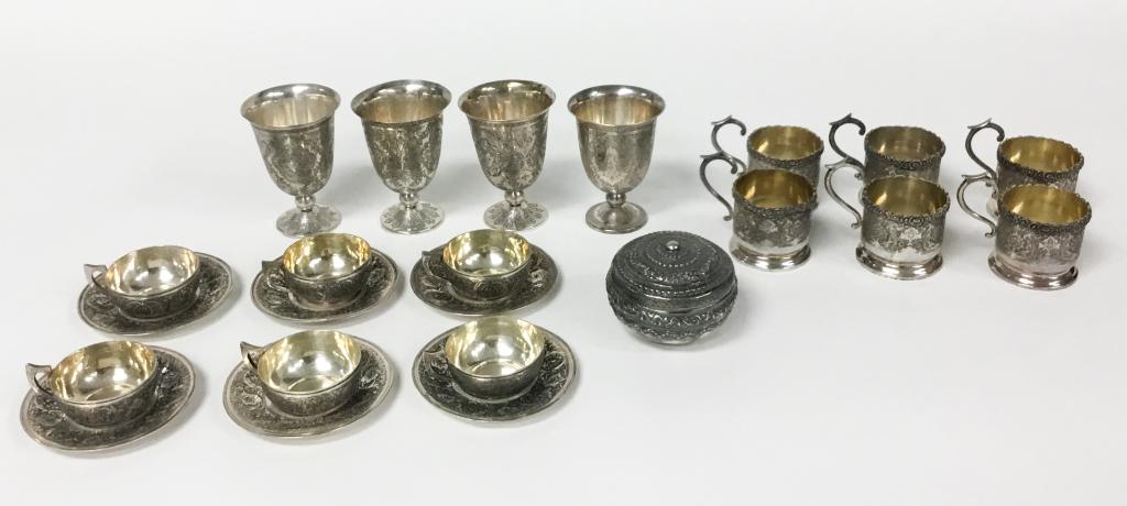 23 Pieces Russian & Persian Silver (1 of 17)