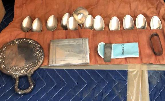 Sterling Tiffany Money Clip and spoons (1 of 20)