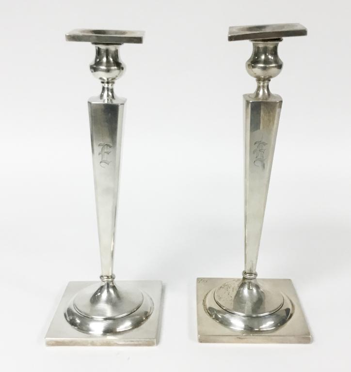 Pair of Sterling Candlesticks (1 of 6)