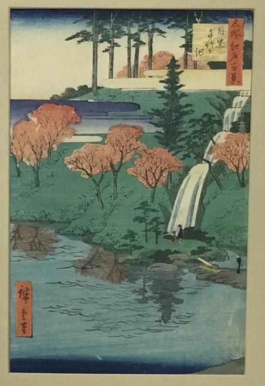 Hiroshige Woodblock Print 100 Famous Views of Edo (1 of 5)