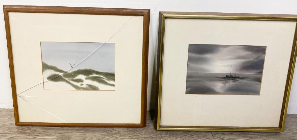 Watercolors of Seashores (1 of 6)