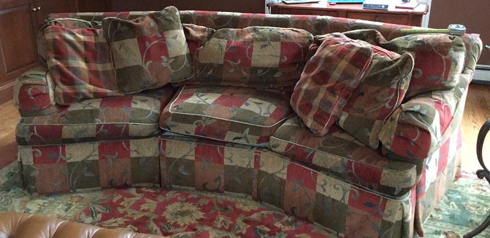 Sherrill Sofa: 35"H x 108"ÂL x 40"D