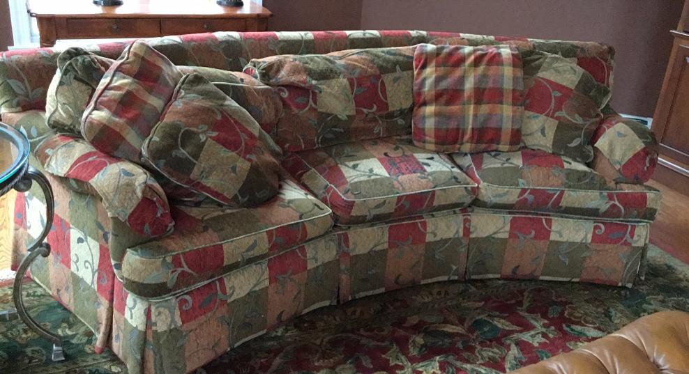 Sherrill Sofa: 35??ÂH x 108??ÂL x 40??ÂD