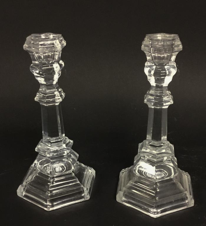 Pair of Tiffany & Co. Crystal Candlesticks (1 of 2)