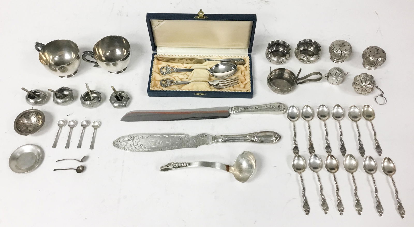 Sterling, Silverplate & Pewter Lot (1 of 20)