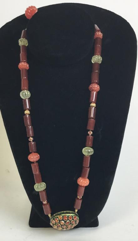 Oscar de la Renta Hardstone Necklace (1 of 8)