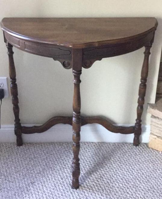 Console Table: 30”H x 29”W x 14”D