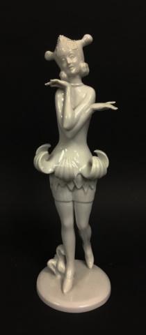 Rosenthal Art Deco Dancer: Designed by Dorothea Charol. 9 1/2"H