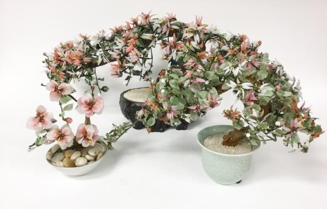 3 Chinese Hardstone Trees (1 of 10)