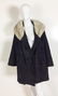 Persian Curly Lamb Swing Coat With Mink Collar - 2