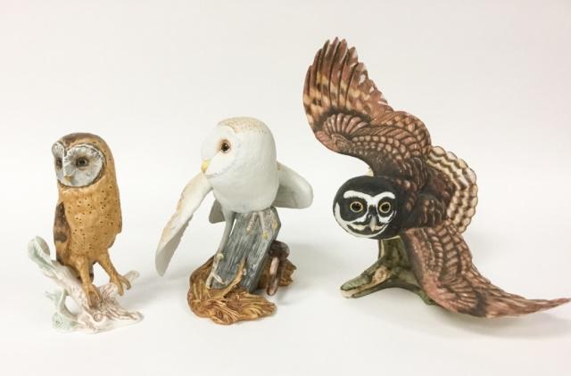 Goebel & Franklin Mint Porcelain Owls (1 of 15)