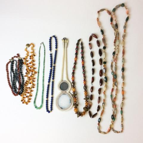 Grouping of Beaded and Stone Costume Jewelry (1 of 3)