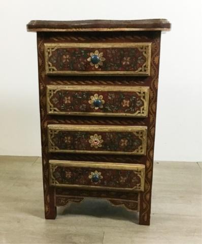 Pair of Paint Decorated Diminutive Chests (1 of 8)