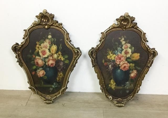 Pair of Continental Oil on Board Still Life's (1 of 9)