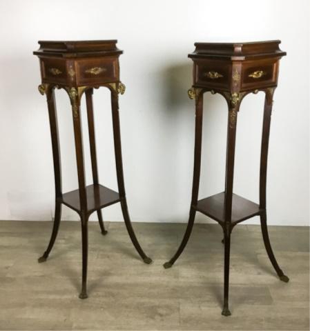 Pair of French Satinwood Pedestals (1 of 20)
