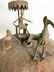 Iron Sculpture on Stand - 5