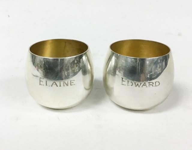 Pair of Tiffany & Co. Makers Sterling Shot Glasses (1 of 4)