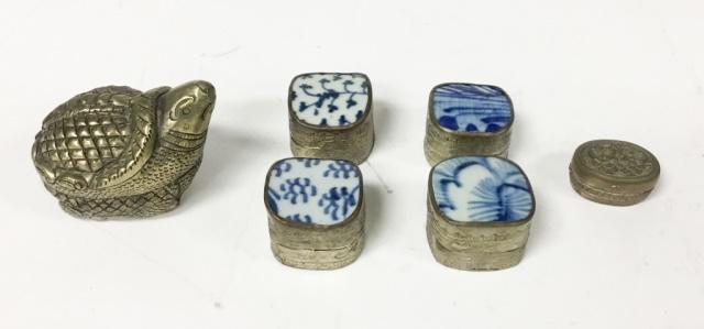 Grouping of 6 Metal Boxes (1 of 14)