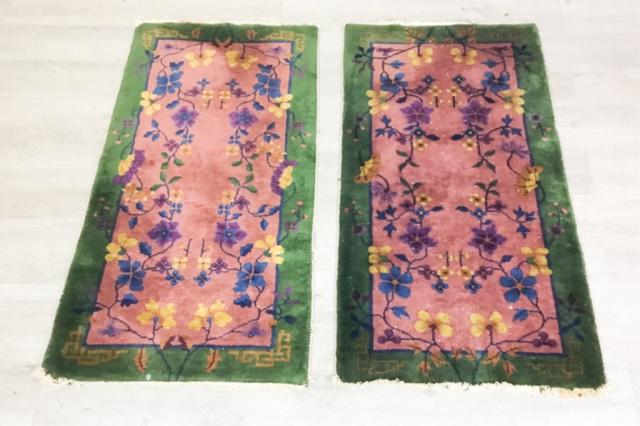Pair Chinese Art Deco Mats (1 of 6)