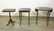 Nest of 3 Walnut Tables