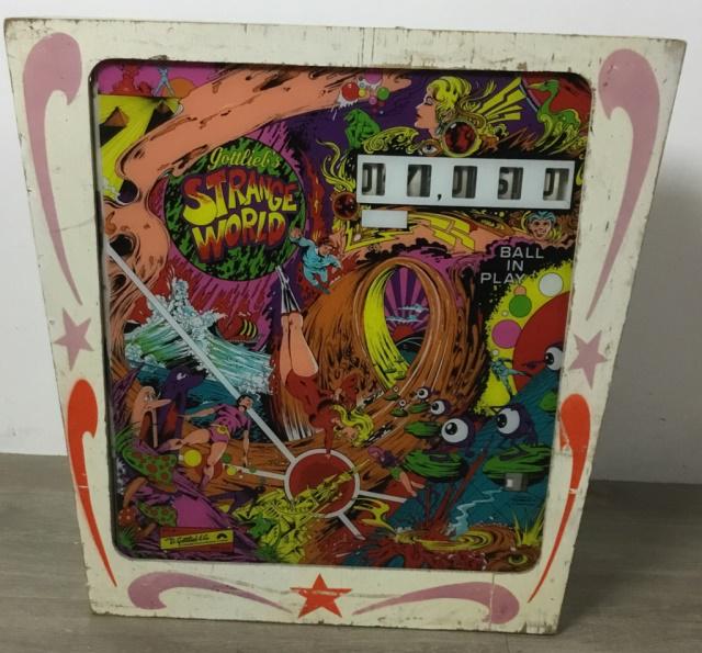 Strange World Pinball Machine Back Box and Glass (1 of 14)