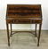 George III Style Inlaid Slant-Front Desk on Stand