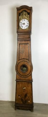 Provincial Painted Morbier Tall Case Clock (1 of 9)