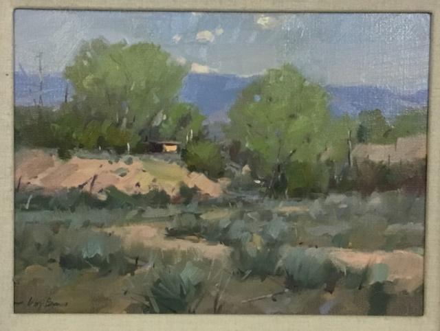 Irby Brown Oil on Canvas Spring Near Nambe, NM (1 of 7)