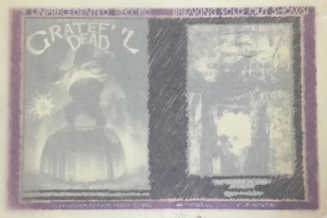 Grateful Dead Madison Square Garden Artist's Board (1 of 4)