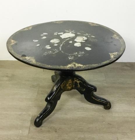 Victorian Papier Mache Side Table (1 of 6)