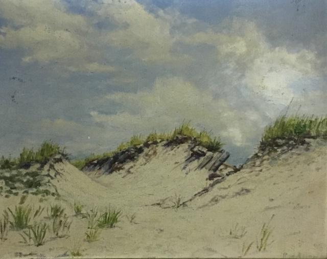 Rod Allen Oil on Board Sand Dunes (1 of 5)