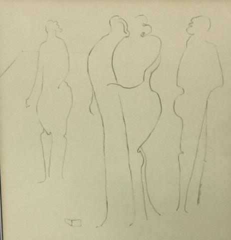 Signed Harrison Pencil Drawing (1 of 5)