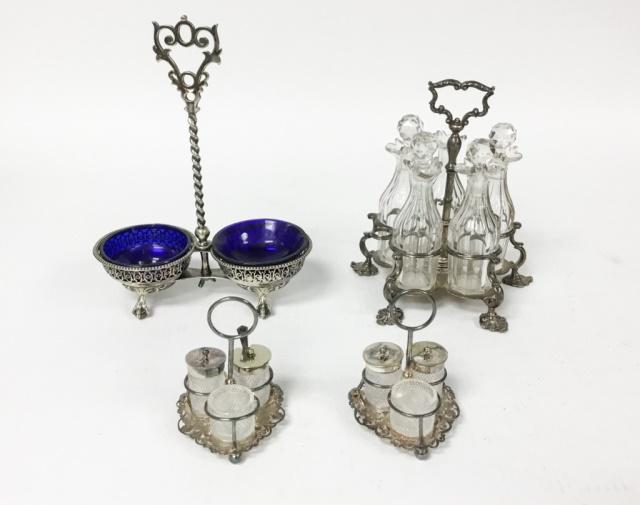 Silverplate & Glass Table Top Items (1 of 10)