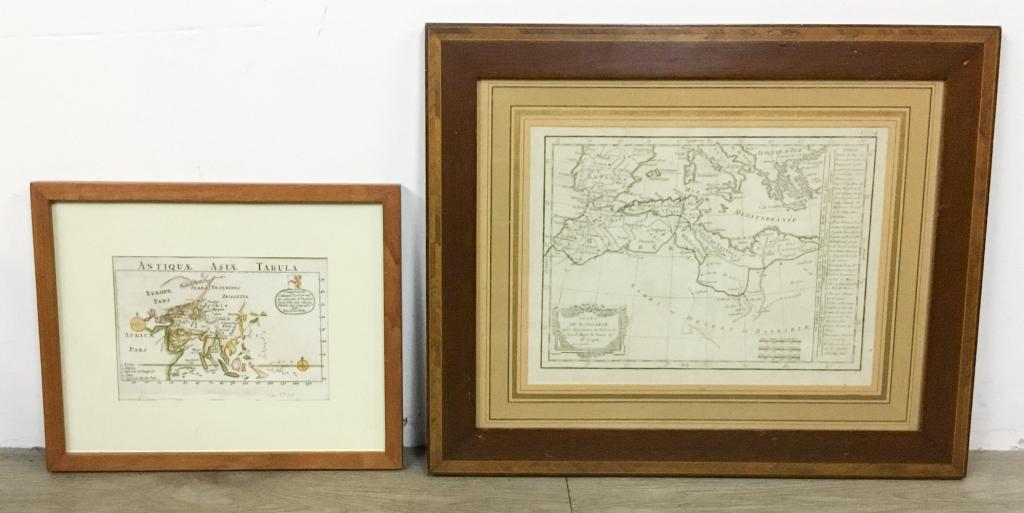 2 Circa 1700s Maps (1 of 9)