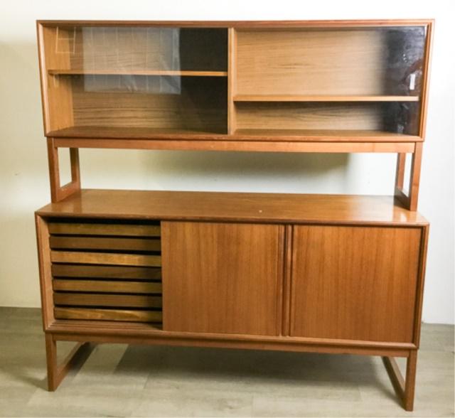 ACO Mobler Danish Modern Sideboard: Axel Christiansen Odder. 59"L x 18 1/4"D x 59 1/2"H