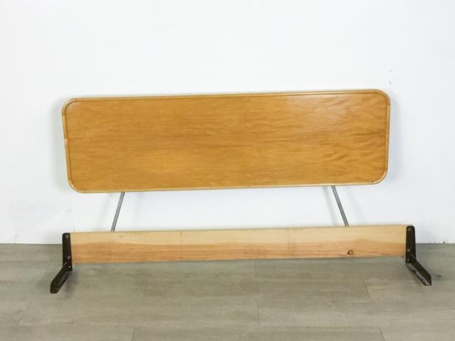 George Nelson Designed for Herman Miller Headboard: George Nelson Designed Herman Miller Maple Head Board No Rails or Footboard Overall Length: 59 3/4" L Headboard: 53 1/2" L X 2 1/2" D X 16" H