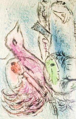 Marc Chagall Lithograph La Baie: Unsigned. 14 1/2" x 21 1/2"