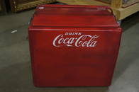 Vintage metal Coca-Cola cooler