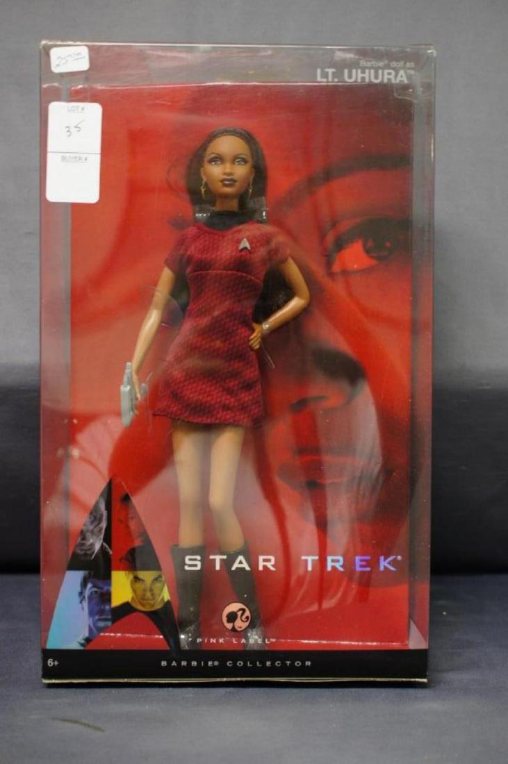 Star Trek Barbie Collector Pink Label doll: Lt. Uhura. New in original box. See photos for details. Shipping available